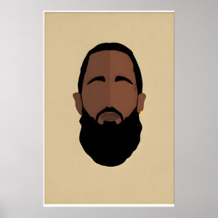 Los Angeles Hip Hop Inspiriertes Original-Icon-Des Poster