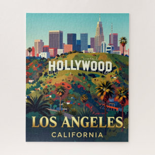 Los Angeles Hollywood Hills Kalifornien Reise ✦ Puzzle