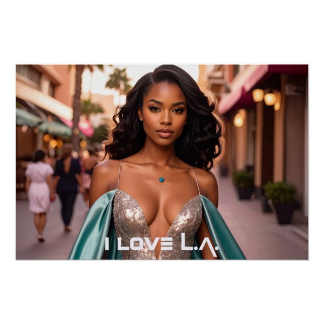 LOS ANGELES - ICH LIEBE L.A. POSTER (Vorderseite)
