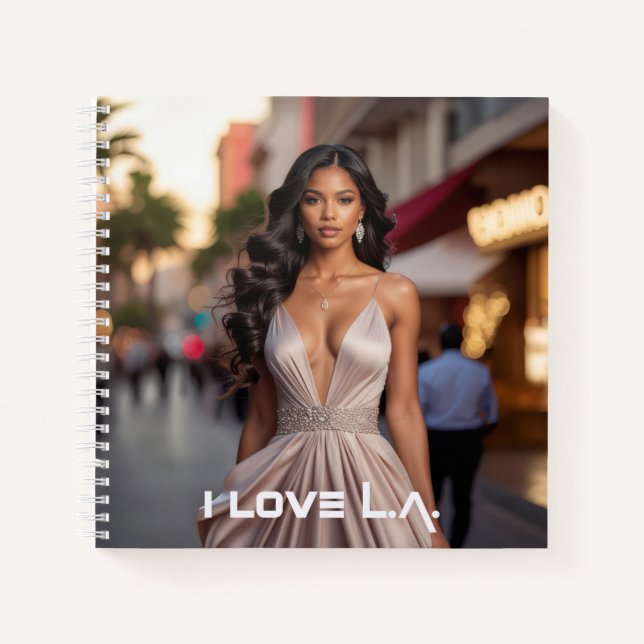 LOS ANGELES - ICH LIEBE LA NOTIZBUCH (Vorderseite)