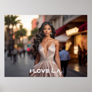 LOS ANGELES - ICH LIEBE LA POSTER