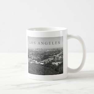 Los Angeles in Schwarzweiss Kaffeetasse