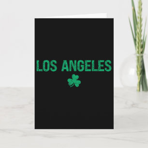 Los Angeles Irish Shamrock St. Patrick's Day Karte