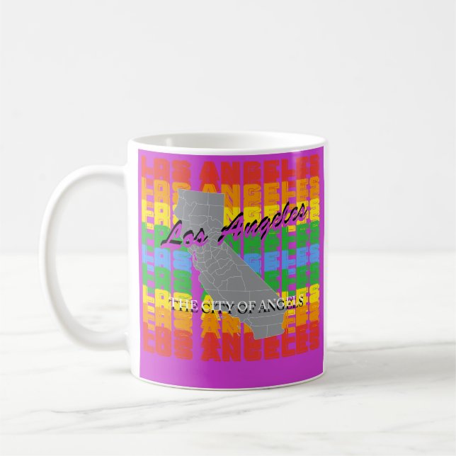Los Angeles Kaffeetasse  (Links)