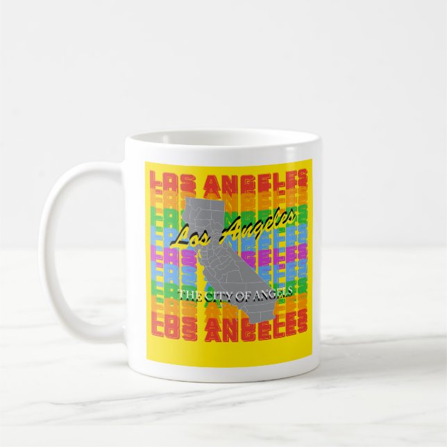 Los Angeles Kaffeetasse  (Links)