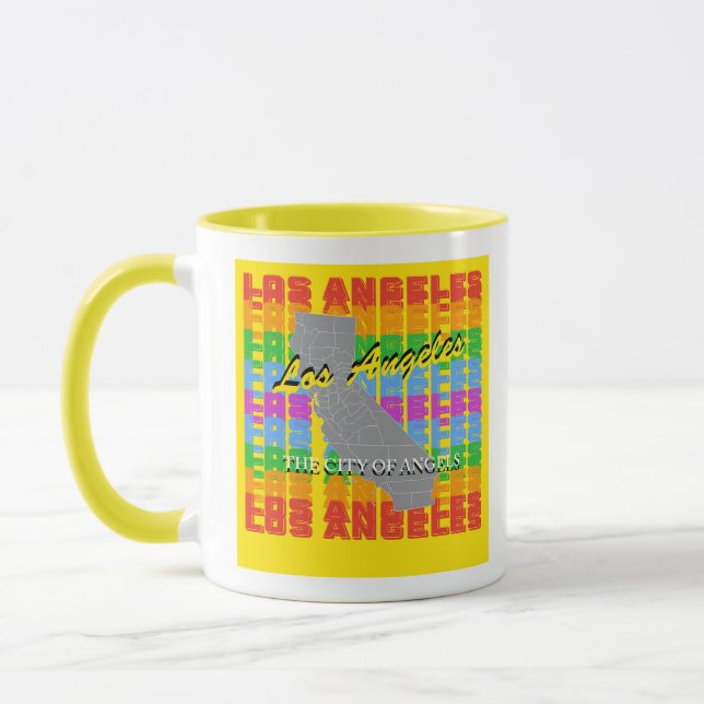 Los Angeles Kaffeetasse  (Links)