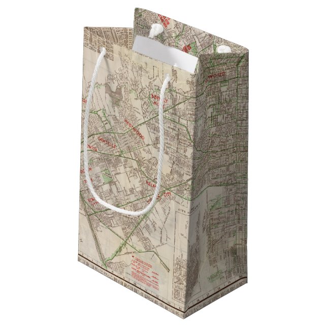 Los Angeles, Kalifornien 2 Kleine Geschenktüte (Rückseite Schrägansicht)