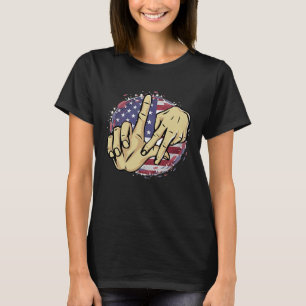 Los Angeles Kalifornien Chicano USA-Flagge LA LA-H T-Shirt