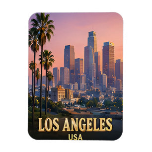 ✈️ Los Angeles Kalifornien Erinnerungen 🌴 Magnet