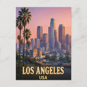 ✈️ Los Angeles Kalifornien Erinnerungen 🌴 Postkarte