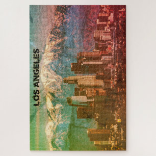 Los Angeles Kalifornien im Winter San Gabriel Puzzle