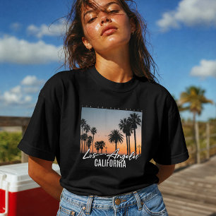 Los Angeles Kalifornien Palmsonnenuntergang T-Shirt