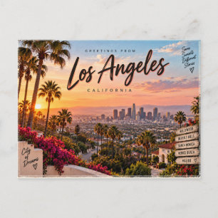 Los Angeles Kalifornien Postkarte