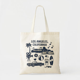 Los Angeles Kalifornien Retro-Reisedesign Tragetasche
