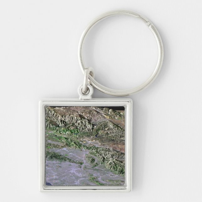 Los Angeles, Kalifornien Schlüsselanhänger (Vorne)