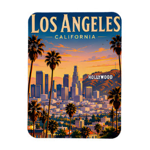 Los Angeles Kalifornien Urlaubs-Souvenir Magnet