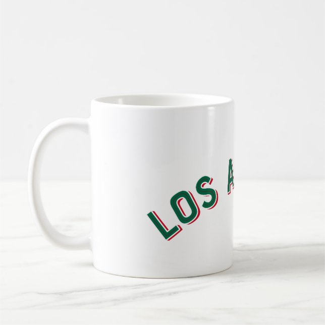 Los Angeles, Kalifornien Vintag Arch Kaffeetasse (Links)