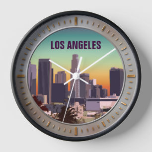Los Angeles, Kalifornien Wanduhr