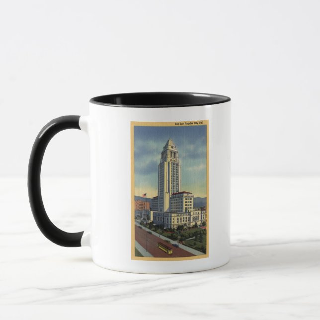 Los Angeles, KalifornienAussicht auf das Rathaus Tasse (Links)