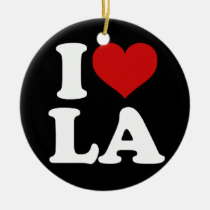 Los Angeles Keramik Ornament