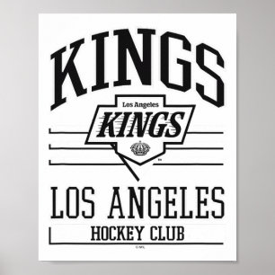 Los Angeles Kings Hockey Club Grau offiziell lizen Poster