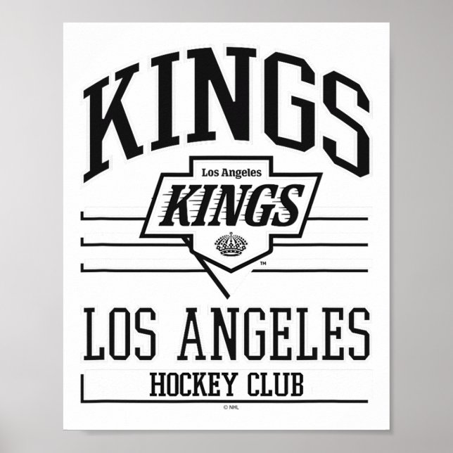 Los Angeles Kings Hockey Club Gray Officially Lice Poster (Vorne)