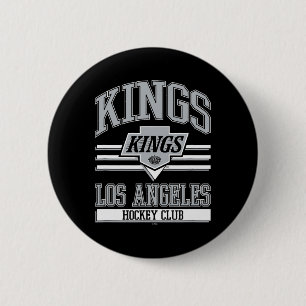 Los Angeles Kings Hockey Club Schwarz Offiziell Li Button