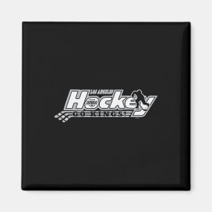 Los Angeles Kings Hockey Schwarz Offiziell Lizenzi Magnet