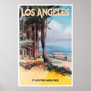 Los Angeles Kunstplakat Kalifornien Vintage Plakat