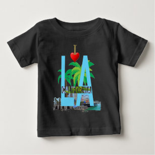 Los Angeles l a california city usa america Baby T-shirt