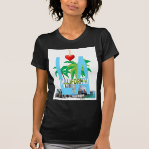 Los Angeles l a california city usa america T-Shirt