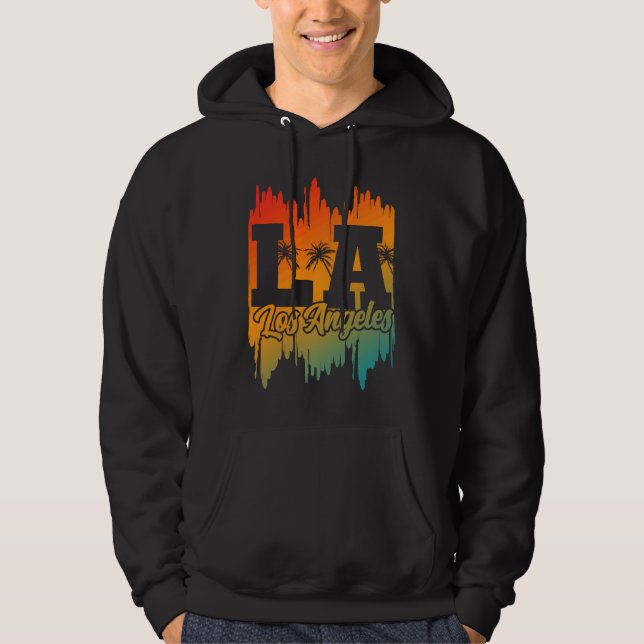 Los Angeles LA California   12 Hoodie (Vorderseite)