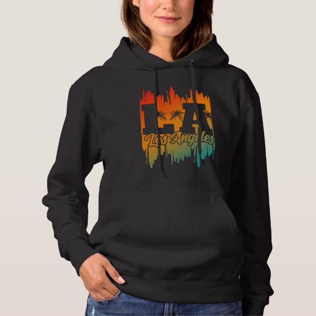 Los Angeles LA California   12 Hoodie (Vorderseite)