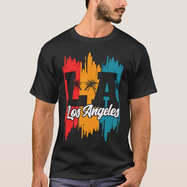 Los Angeles LA California   2 T-Shirt (Vorderseite)