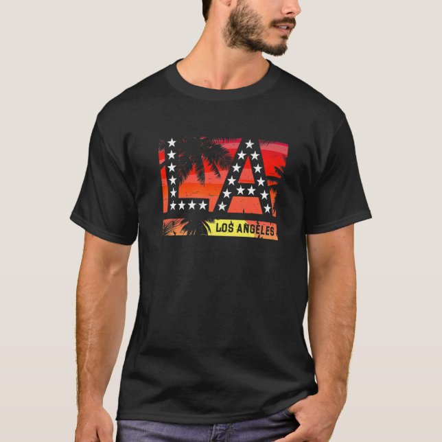 Los Angeles LA California Geschenk Premium_4 T-Shirt (Vorderseite)