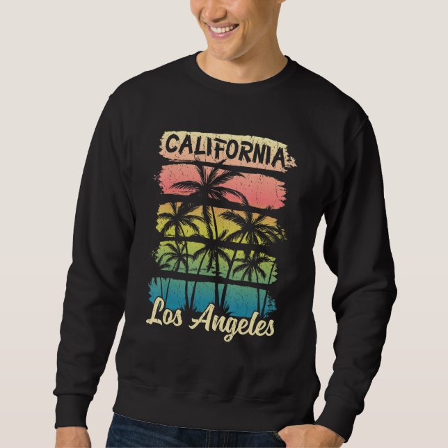 Los Angeles La California Men Frauen Kleidung Sweatshirt (Vorderseite)