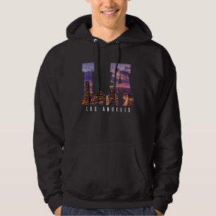 Los Angeles La California Retro Vintag Los Angeles Hoodie
