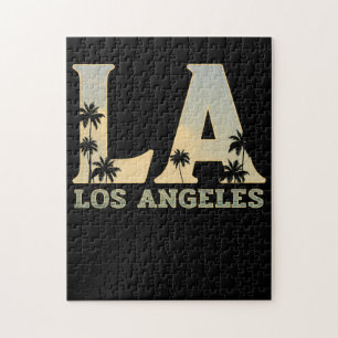 Los Angeles LA Kalifornien Geschenk Puzzle