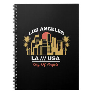 Los Angeles LA USA Stadt der Engel Skyline Design Notizblock