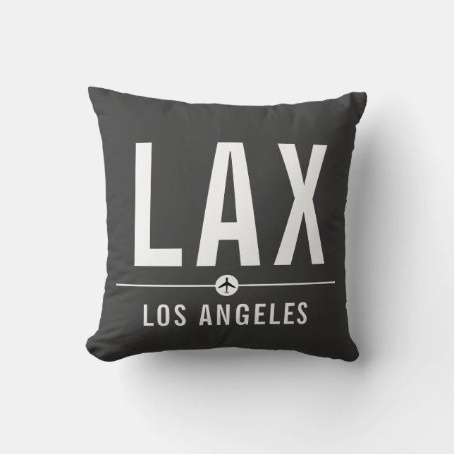 Los Angeles LAX Airport Code - Aviation Kissen (Vorderseite)