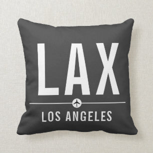 Los Angeles LAX Airport Code - Aviation Kissen