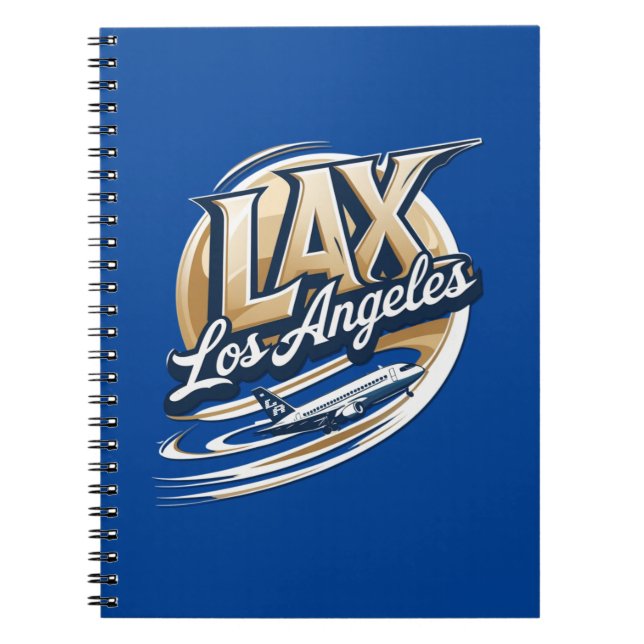 Los Angeles LAX Airport Code Notebook Notizblock (Vorderseite)