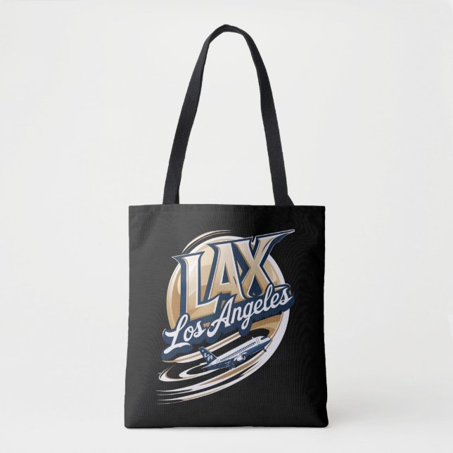 Los Angeles LAX Airport Code Tote Bag (Vorderseite)