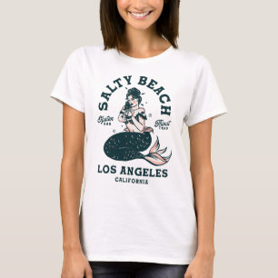 Los Angeles Mermaid Shirt. Oyster Bar Mermaids T-S T-Shirt