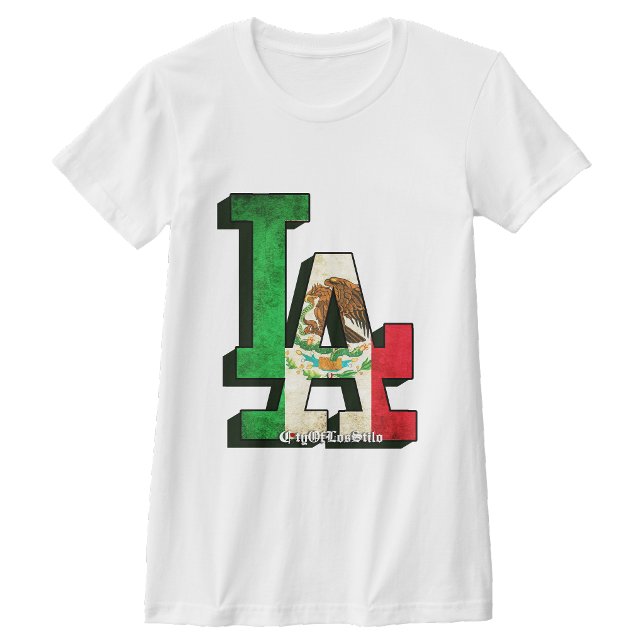 Los Angeles Mexican Flag Shirt Tshirt (Los Angeles Mexican Flag T-Shirt)