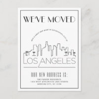 Los Angeles Moderner Deko | Änderung der Anschrift
