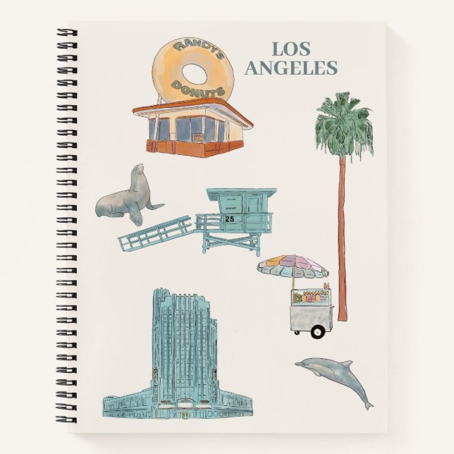 Los Angeles Notizbuch (Vorderseite)