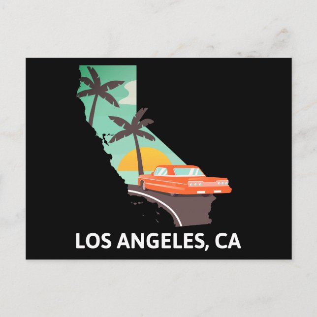 Los Angeles Postcard Postkarte (Vorderseite)