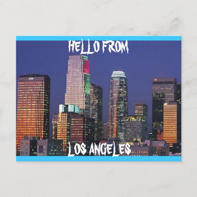 LOS ANGELES Postkarte (Vorderseite)
