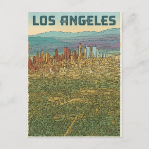 Los Angeles Postkarte